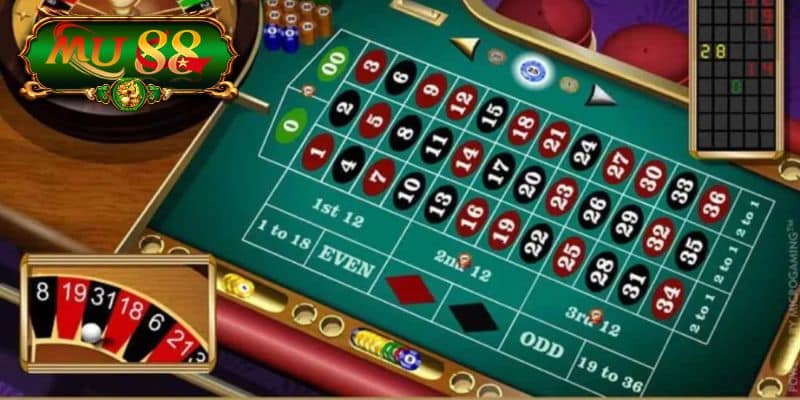 Vòng quay Roulette được yêu thích